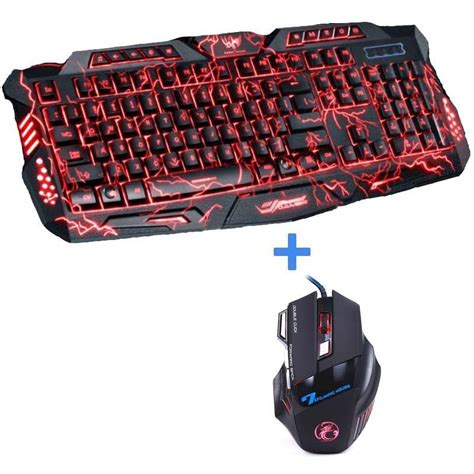 These Custom Designed 3 Color Backlit Gaming Keyboard Mouse Are Must