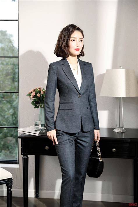 chaqueta azul marino formal de alta calidad para mujer chaquetas de mujer ropa de trabajo