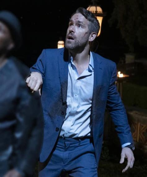 Only in theaters june 16, 2021. Hitman's Wifes Bodyguard Ryan Reynolds Blazer | Michael ...