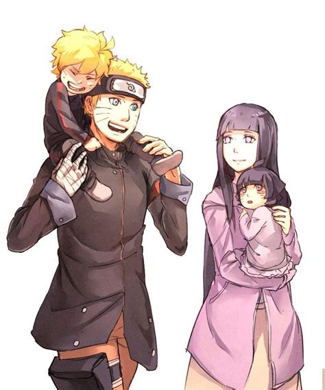 Himawari And Naruto Uzumaki Anime Amino