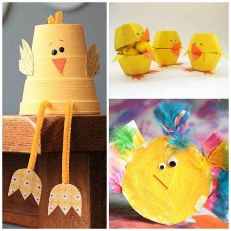 12 Easy Adorable Easter Chick Crafts Happy Hooligans