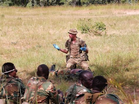 Training The Zambian Defence Force Lance Corporal Abbott By Ministry