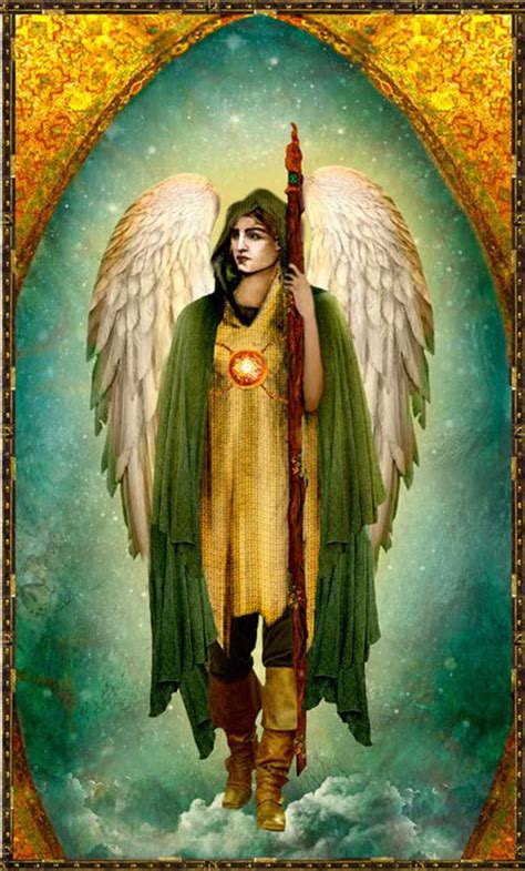 Gabriel, the guardian angel of kid moses. Saint Archangel Raphael Poster Print by pocketfullofmiracles