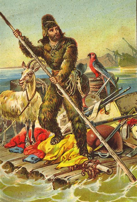 Robinson Crusoe Daniel Defoe 1719 13 La Zattera
