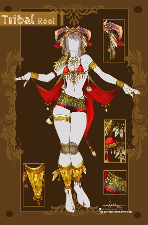 closed adoptable outfit auction tribal on deviantart anime