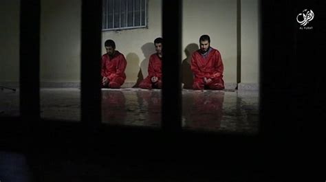 Isis Release Horrific New Beheading Video Of Three ‘spies Being Killed