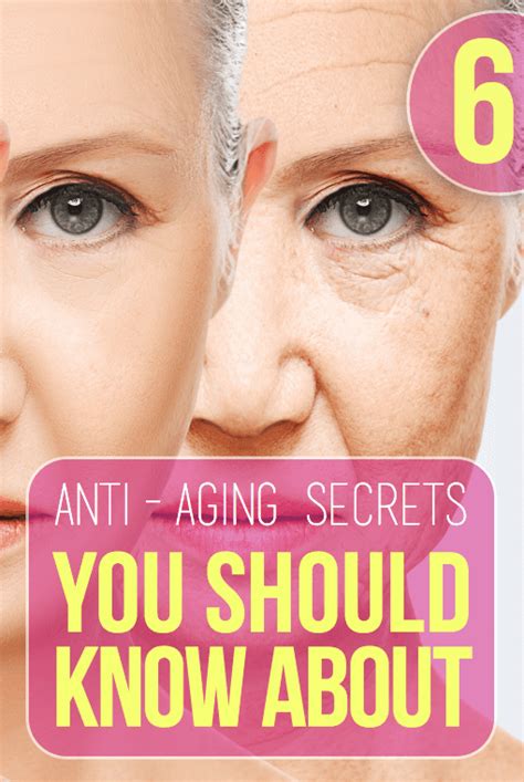 6 Natural Anti Aging Secrets You Should Know About