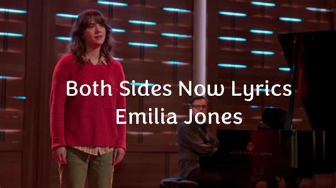 Both Sides Now Lyrics Emilia Jones Chords Chordify