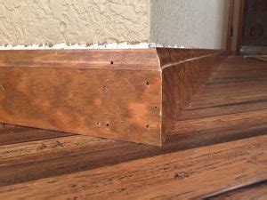 Tile or marble may be used for baseboard. Solid Pine Casing & Baseboard Trim Installation ...