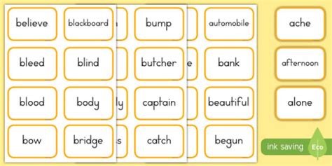 Dolch Words Fifth Grade Flashcards Teacher Made