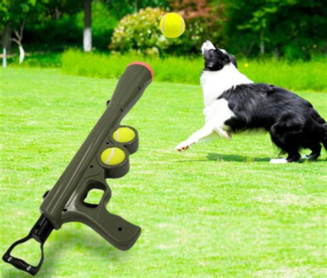Pet Dog Tennis Ball Launcher Thrower Gun Large Automatic Pet Throw Balls