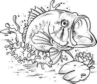 You might also be interested in coloring pages from basses category. Large Mouth Bass M-94 | Stamp, Art, Coloring pages