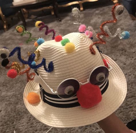 Diy Crazy Hat Funny Kid Hats Craft Seuss Week Each Year At My