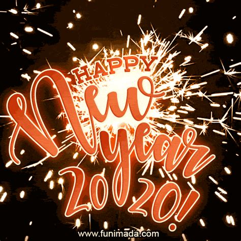 Animated  Images Greetings Happy New Year 2020  Download