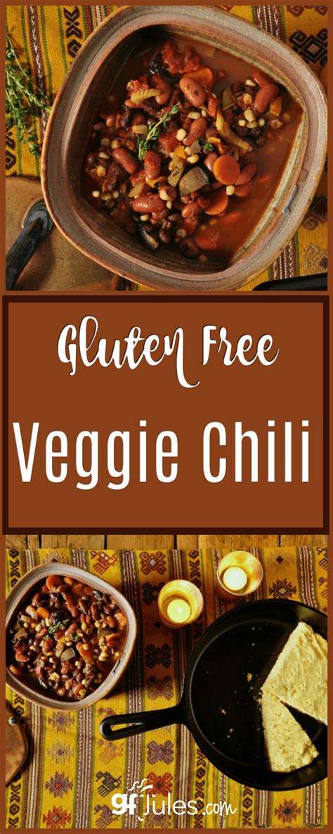 We might assume that most packaged snacks have gluten since we think that they would have additives or fillers. Easy Gluten Free Veggie Chili Recipe | gfJules.com