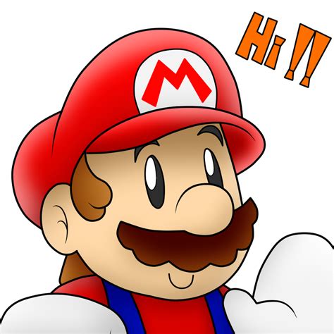 Cute Mario Says Hi 3 By Superlakitu On Deviantart