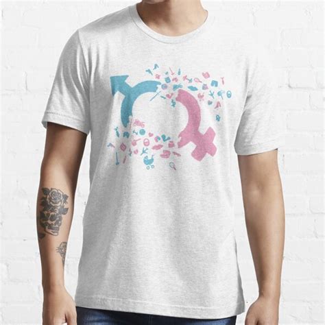 Stereotypes Male Female Gender Symbols Pink Blue T Shirt For Sale By Ka92 Redbubble