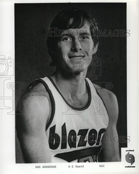1975 press photo portland trail blazers basketball player dan anderson ebay