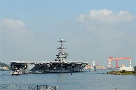 The Aircraft Carrier Uss George Washington Departs Picryl Public
