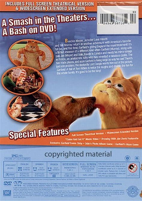 Garfield A Tail Of Two Kitties Dvd 2006 Dvd Empire
