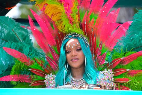 Rihanna At Carnival In Barbados Celebzz Celebzz