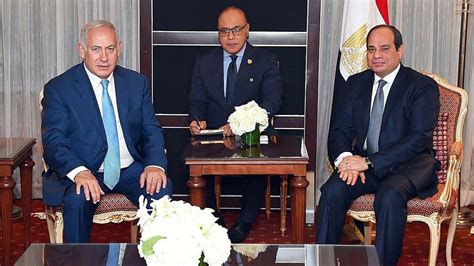 Egypts Sisi Urges Peace Talks Restart At Meeting With Israels Netanyahu Al Arabiya English