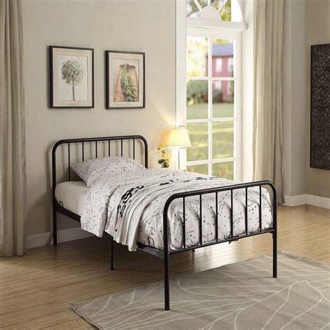 Black Metal Twin Bed In A Box From Kirklands Black Twin Bed Frame Metal Beds Twin Bed Frame