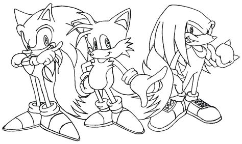 Sonic often fights alongside tails, knuckles and sometimes amy. Sonic Tails Coloring Pages at GetDrawings | Free download