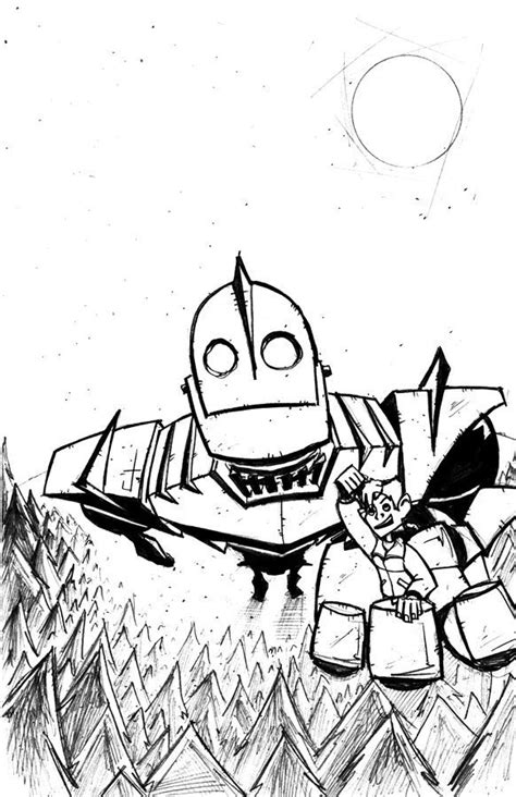 Check spelling or type a new query. iron giant and hogarth | Coloring pages, The iron giant, Art