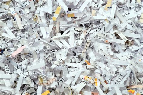 Closeup Of Shredded Paper Documents Stock Photo Download Image Now