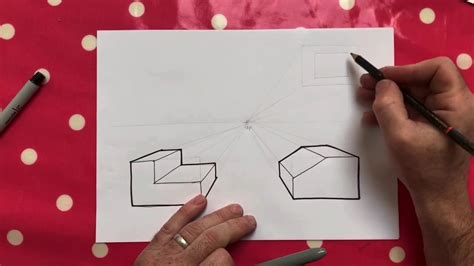 How To Draw One Point Perspective Complex Forms 3 8 Silent