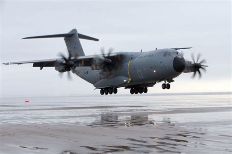 A400m Successfully Completes First Beach Landing Trials With Military