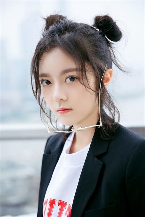 Chinese Double Bun Hairstyle