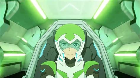 pidge in her green ship to enter the green lion from voltron legendary defender voltron