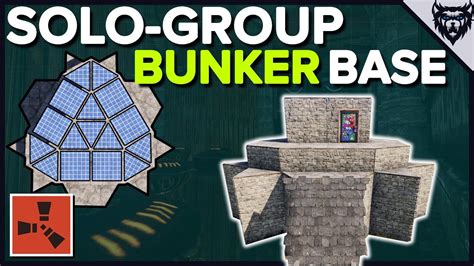Rust Strong Starter To Main Solo Small Group Rust Bunker Base