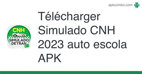 Simulado CNH 2023 auto escola APK Android App Télécharger Gratuitement
