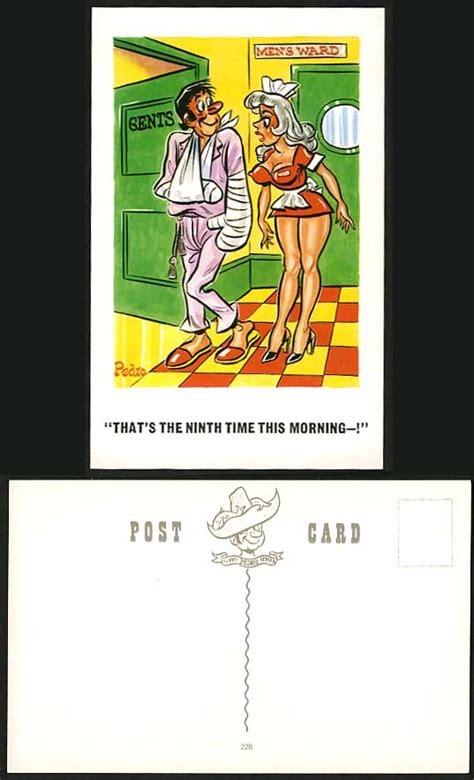 pedro comic saucy humour postcard men s ward 9th times for sale
