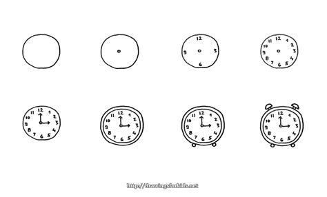 How To Draw A Clock For Kids