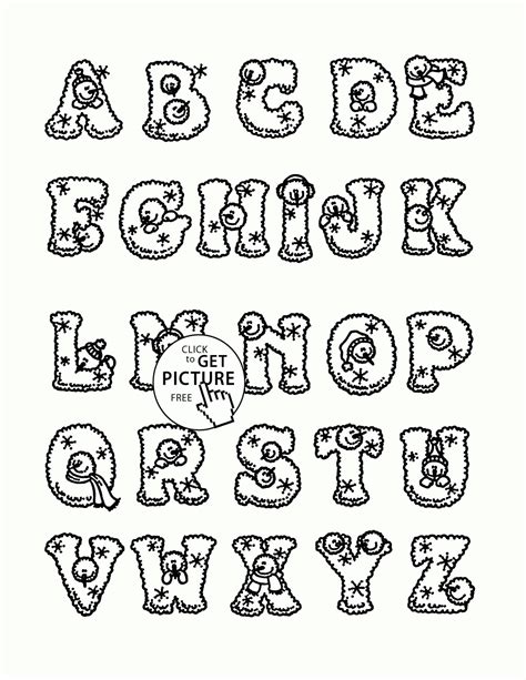 Preschool Printable Alphabet Coloring Pages Coloring Pages