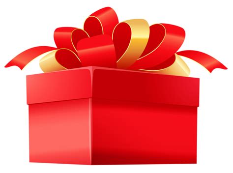 Red Gift Box PNG Transparent Image Download Size X Px