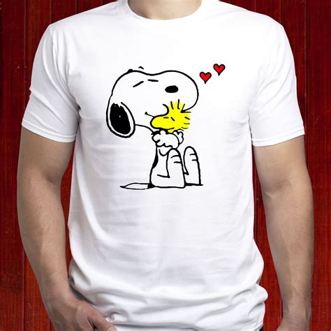 Snoopy Hug Woodstock Tshirt Snoopy Hugging Woodstock Shirt Etsy