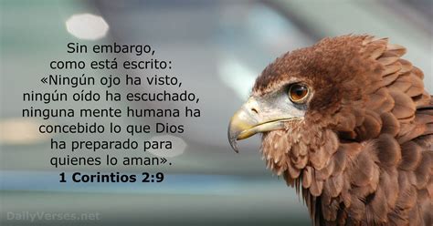 1 Corintios 2:9 - Versículo de la Biblia - DailyVerses.net