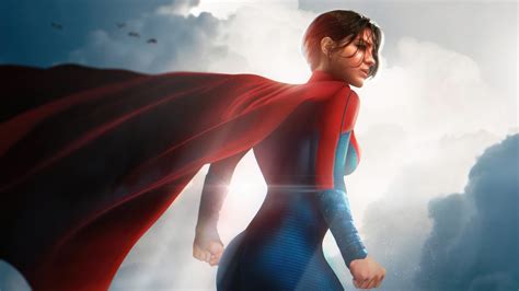 Supergirl In The Flash Movie 4k 8211k Wallpaper Pc Desktop
