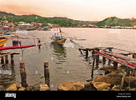 Beautiful Rural Harbor Boat At The Harbor Boat Dock Rural Coastal