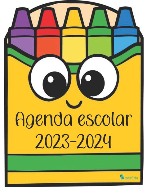 Agenda Escolar Para Imprimir Pdf
