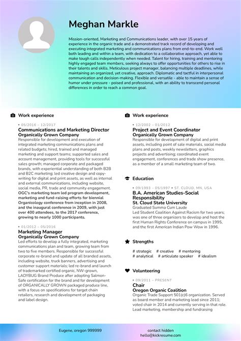 Free editable hot cv template in word format. Resume Examples by Real People: Marketing Director Resume ...