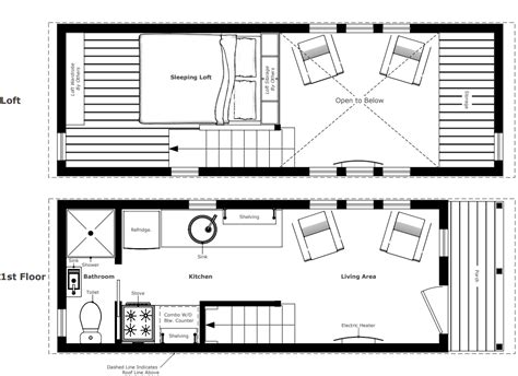 Tiny House Floor Plans With 2 Lofts Viewfloor Co