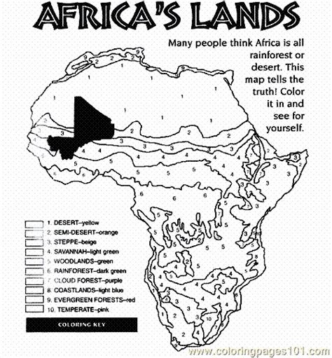 Biome Map Coloring Worksheets Answers