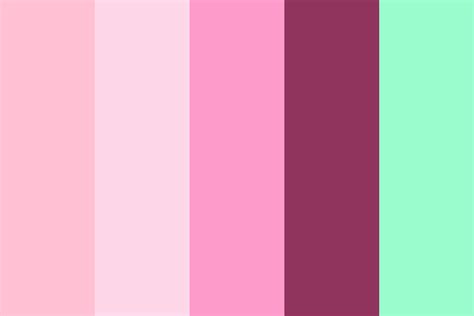 Anime Pastels Bright Pink Base Color Palette