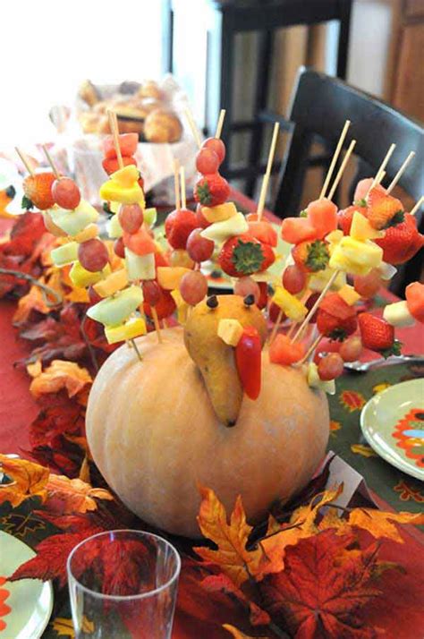 Cute Couples Pic Ideas Thanksgiving Fruit Turkey Centerpiece Pumpkin Diy Table Decorations